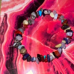Multicolor Gemstone Beaded Bracelet